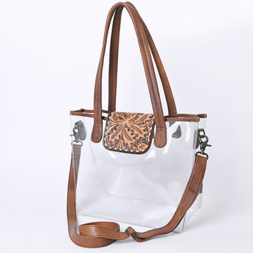 American Darling Hand Tooled Genuine Leather Women Bag Western Handbag Purse